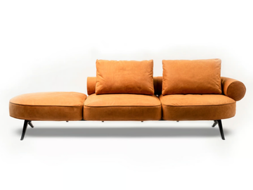 LUIZET - 3 seater sectional leather sofa by La Manufacture - view 2
